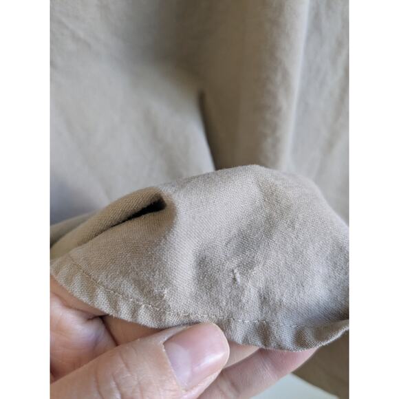 Cabela's Men's Shirt Classic Left-Hand Shooting Khaki & Blaze Orange Size XL Reg - Picture 4 of 10